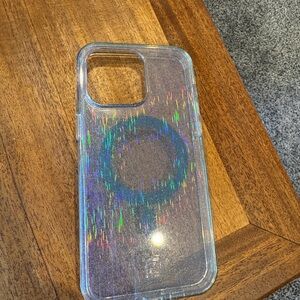 Iridescent Phone Case with Holographic Design 15 pro max